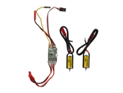 Controlador Electrónico De Velocidad (esc) Bidireccional De 10 A Para Modelo De Barco Tanque Rc