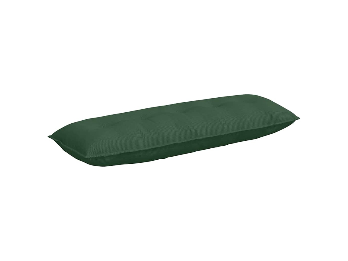 Cojín De Espalda Verde Selva 140 X 50 Cm Tela De Pana