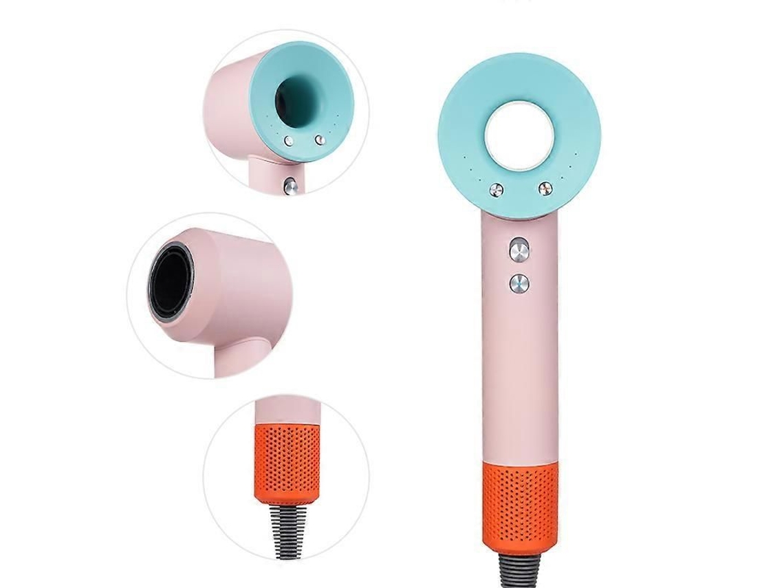 Secador De Cabelo Elétrico Portátil Com Configurações De Calor E Velocidade.