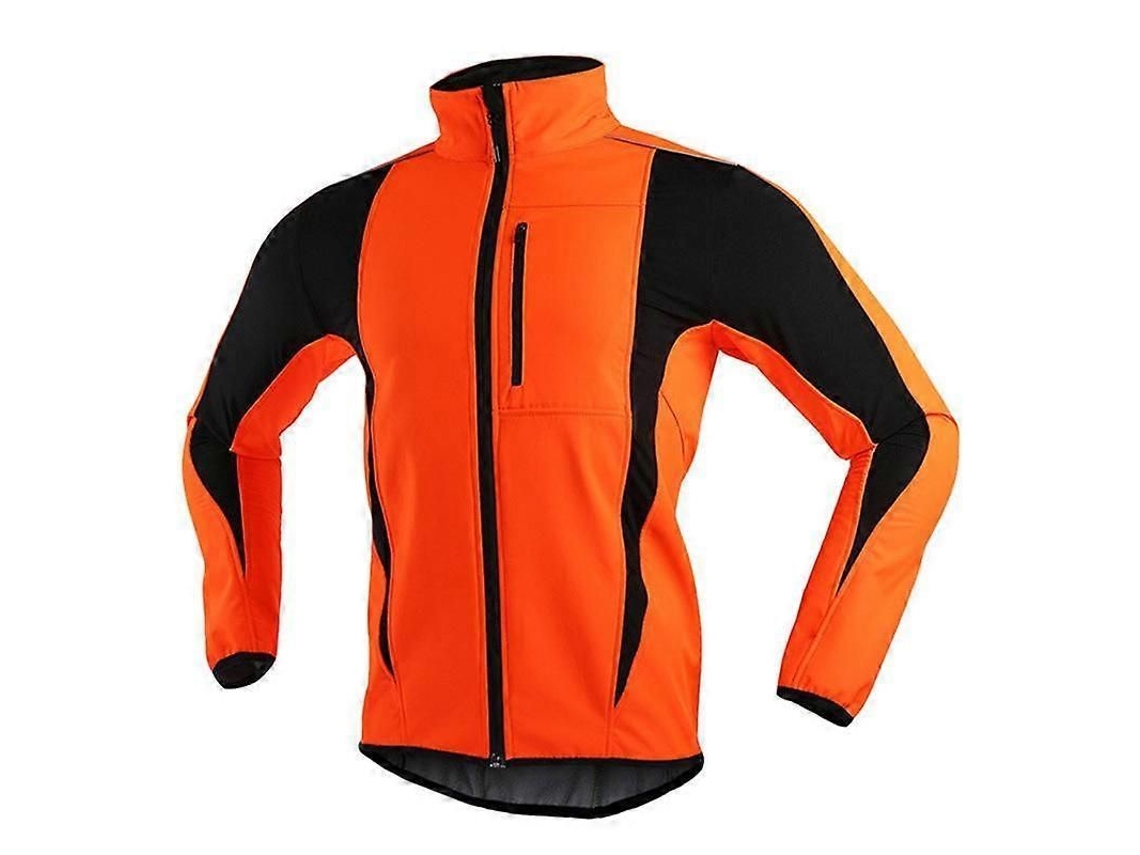 Chaqueta De Ciclismo Cálida Para Hombre, Impermeable, Cortavientos, De Tejido Rígido, De Poliéster, Con Cuello, Sin Capucha.
