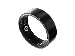 Anillo inteligente deportivo Szsmart R02d IP68 negro 13 mm de diámetro con caja de carga