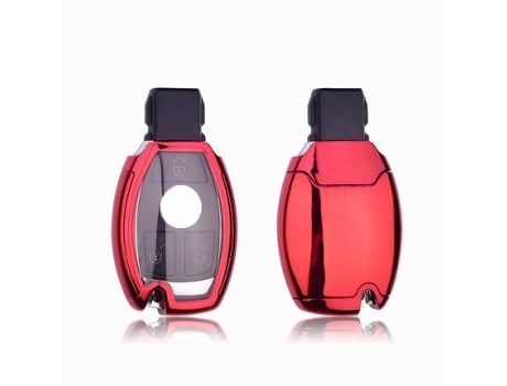 Funda de la cubierta de la caja de la llave de pc + tpu, soporte de carcasa protectora[Rojo]