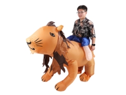 Vlrla-disfraz De León Hinchable Cuerpo Completo Cola Paws Pelo Para Fiestas Festivales Talla F 150-190cm