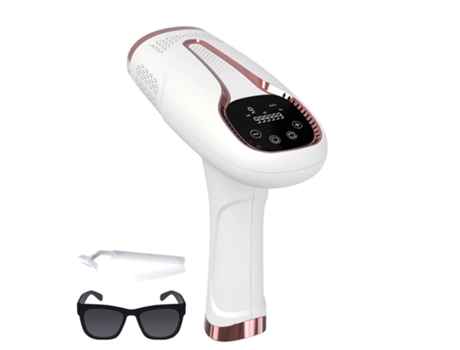 Depiladora de luz pulsada EZII BHRL-04 IPL ICE cara y cuerpo blanco