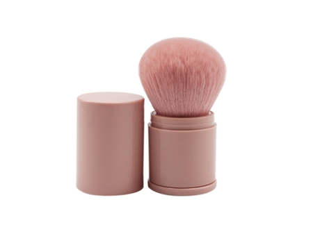 Brocha De Maquillaje De Base Retráctil, Brocha De Maquillaje Kabuki De Viaje, Brocha De Base Líquida Portátil Con Cubierta Perfecta ZMDECQNA