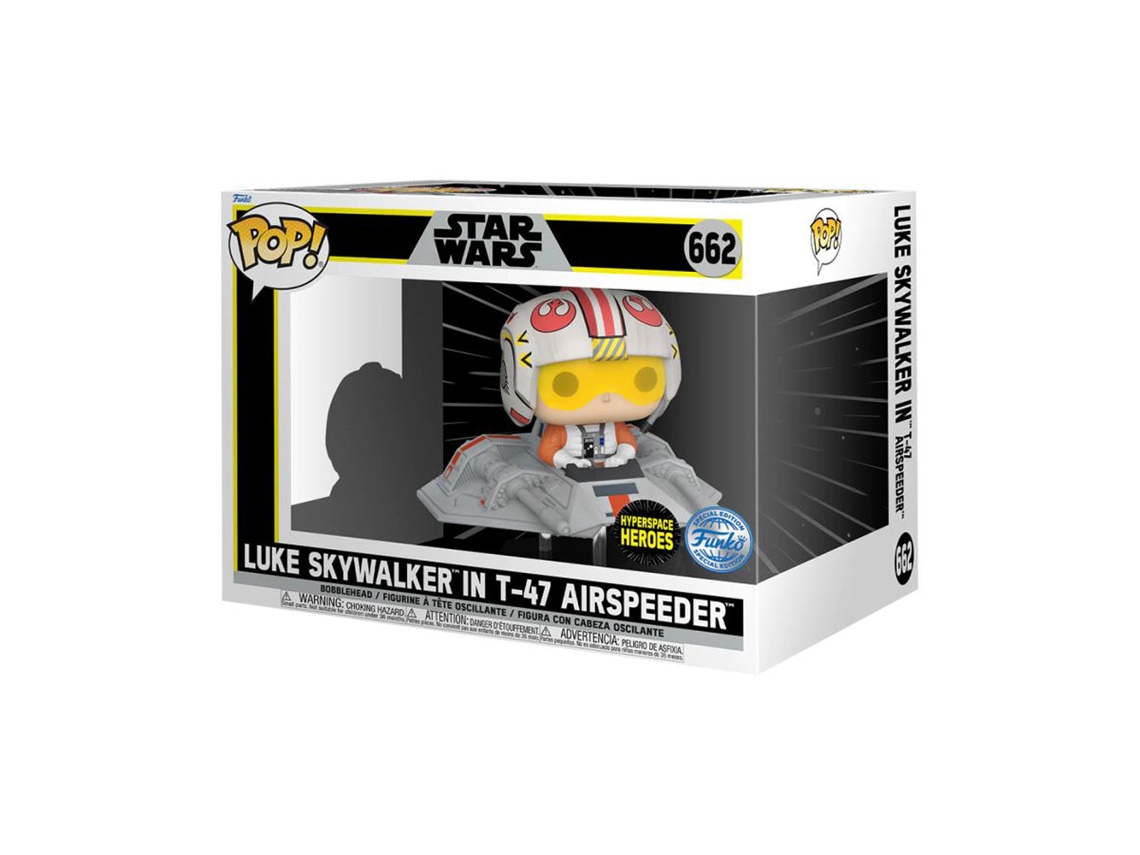Figura Funko STAR WARS Luke No T-47 Airspeeder ¡Exclusivo Us Pop! Conducir