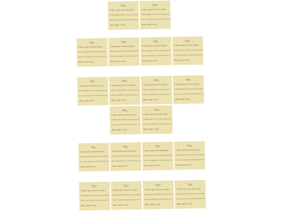 Impermeables Inflables 20hojas Parches Adhesivos