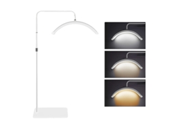 Luz LED de vídeo para suelo, temperatura de color ajustable, brillo regulable, enchufe UE, blanco, OEM