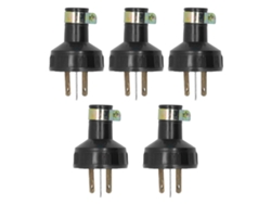 Conector Para Generador De Gasolina De 3 Pines, Abs, 250 V, 15 A, Kit De 5 Piezas Para Et950, Et650 Y Tg950.