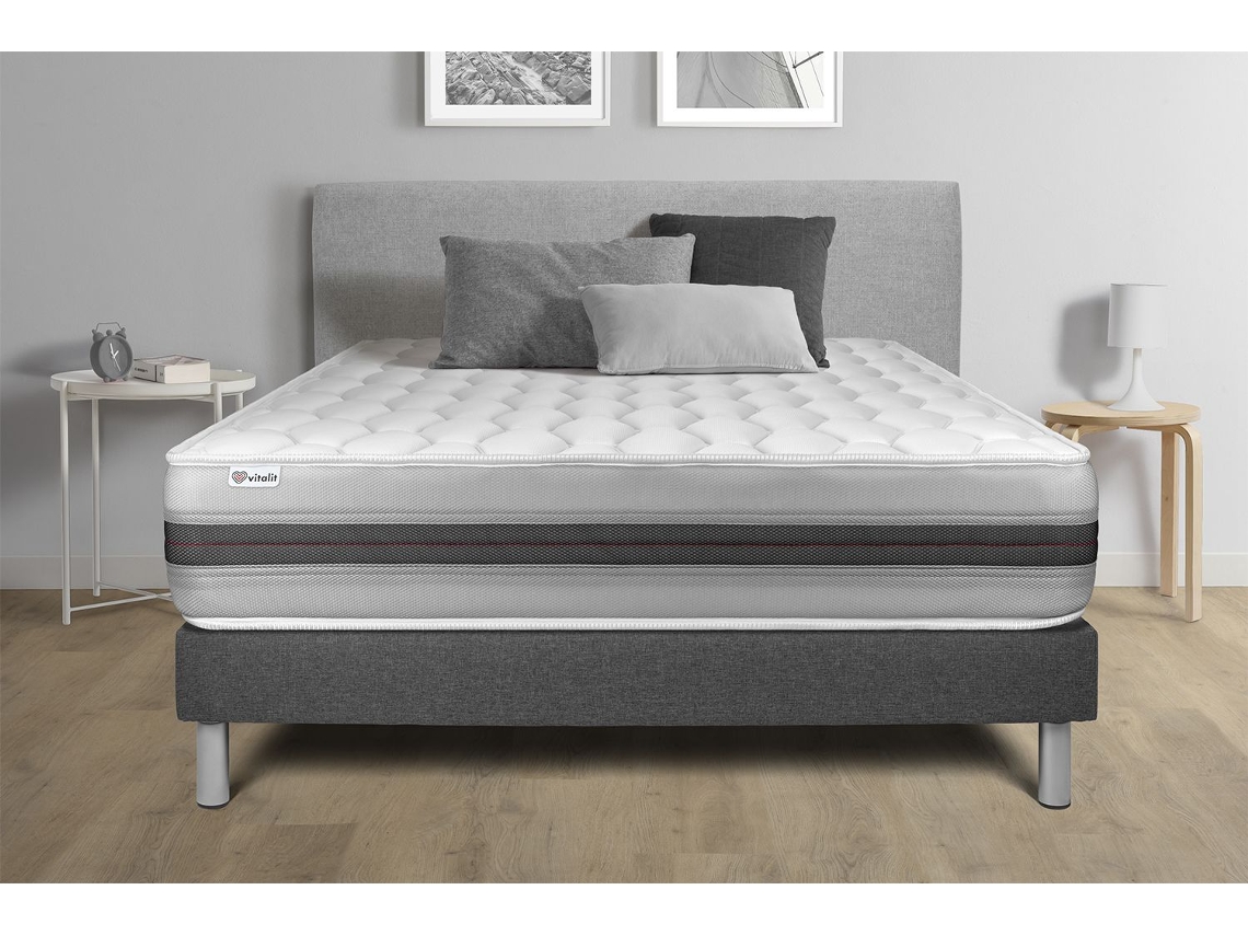 Somier Vital Spring Recover VITALIT Espuma con memoria Gris (140x190)