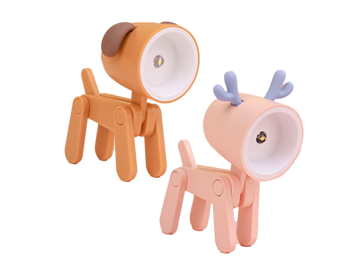 Unidades De Luz Noturna - Laranja - Cachorrinho Rosa - Veado JEIIBRZUI