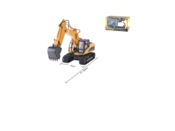 Excavadora radiocontrolada, diseño realista, tiempo de juego prolongado, 1 pieza OEM