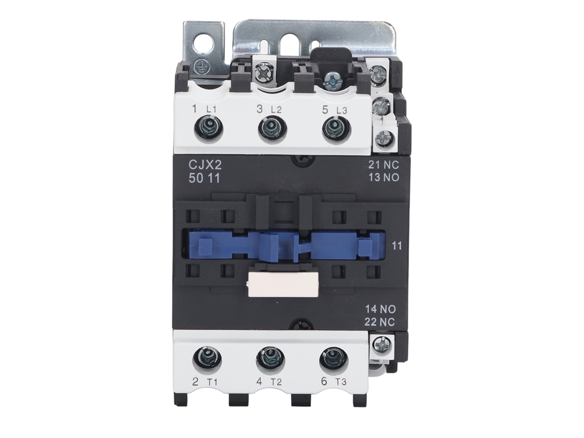 Veloriskku-contacto Ac 3p 50a 220v, 1no 1nc, Montagem Em Rail, Contactos De Prata, Controlador De Motor De Baja Tensão