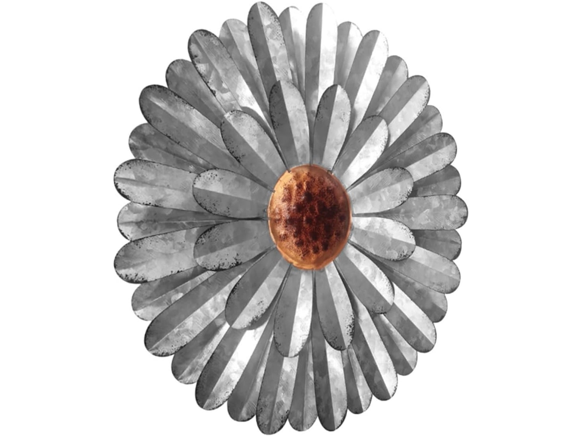 Decoración De Pared Hierro Con Forma Flor,