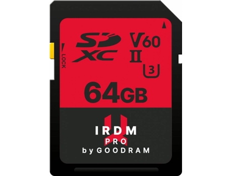 Tarjeta de Memoria SDXC GOODRAM IRP-S6B0-0640R12 (64 GB - 265 MB/s)