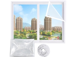 Lámina Aislante Transparente Para Ventanas Zeihyeurus, Kits De Aislamiento Reutilizables Ventanas, Kit Térm...