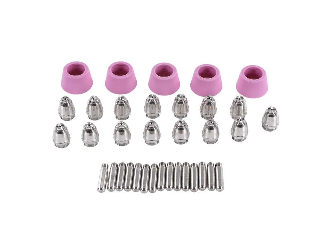 Kit de consumibles para plasma con 35 piezas para antorcha de corte por plasma SG55 AG60: electrodo, boquilla, copa.