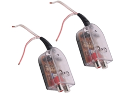 Convertidor De Audio Para Automóvil, Material Abs, Cobre, 2 Piezas, Adaptador De Nivel