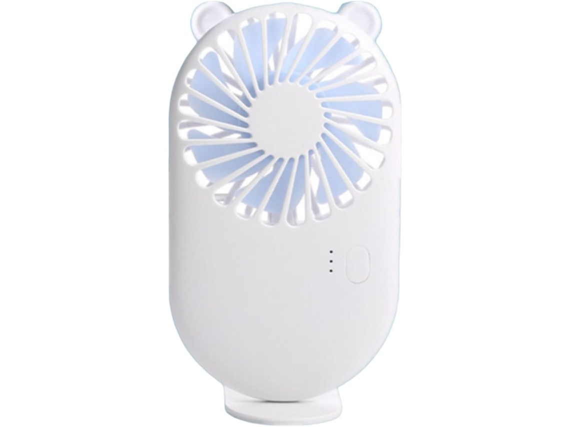 Ventilador De Mesa Portátil Ventilador Recargable Con Tres Velocidades Material: Plástico Portátil Silencioso