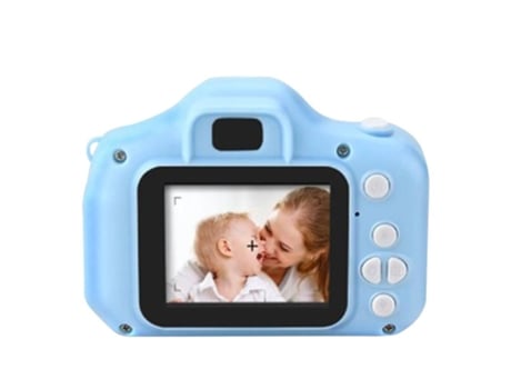 Mini Cámara Digital SLOWMOOSE de Alta Definición Dslr Pequeña con Tarjeta de Memória 8G (Azul)