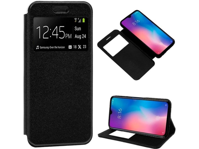 Funda Xiaomi Mi 9 SE COOL Flip Negro