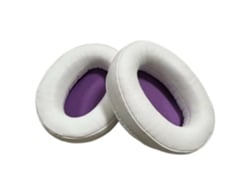 Almohadillas para auriculares Kingston HyperX Cloud Alpha de espuma suave, blancas/moradas