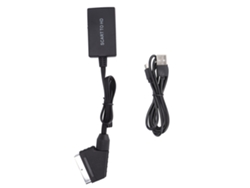 Conversor De Scart Para Hd Multimedia Interface Adaptador De Vídeo E Áudio Com Cabo Para Dvd E Set Top Box