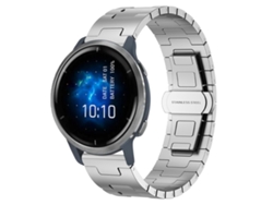Bracelete Para Garmin Venu 2 (22mm) - Liga De Titânio Prata
