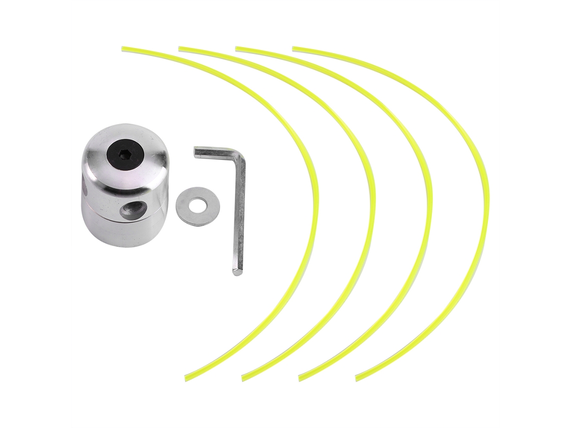 Cabezal Universal De Aleación De Aluminio Con Cable Para Cortadoras De Césped A Gasolina.
