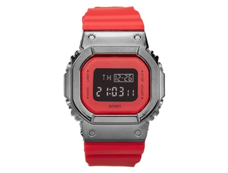 Smartwatch YDCY Noctilucent Screen Square Dial Digital Reloj Cronógrafo Digital con Pulsera de Silicona