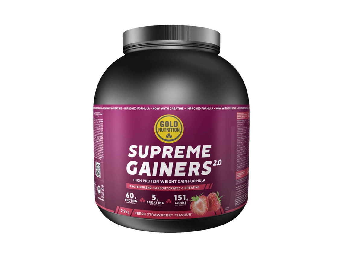 Supreme Gainers 2.0 sabor fresa Goldnutrition