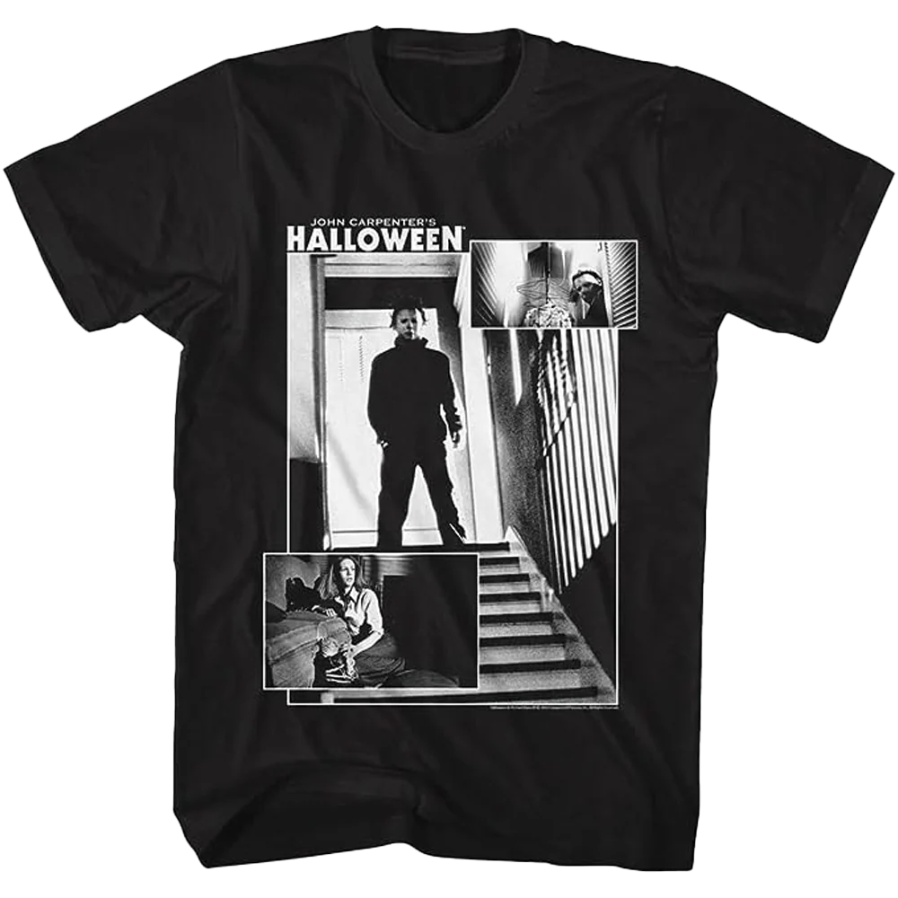Halloween Movie Michael Myers Laurie Strode T Shirt Size:xxl