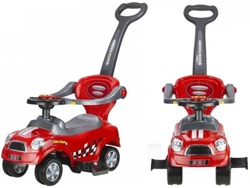 Coche Coupé Manual Con Asa Para Padres Rojo B.active