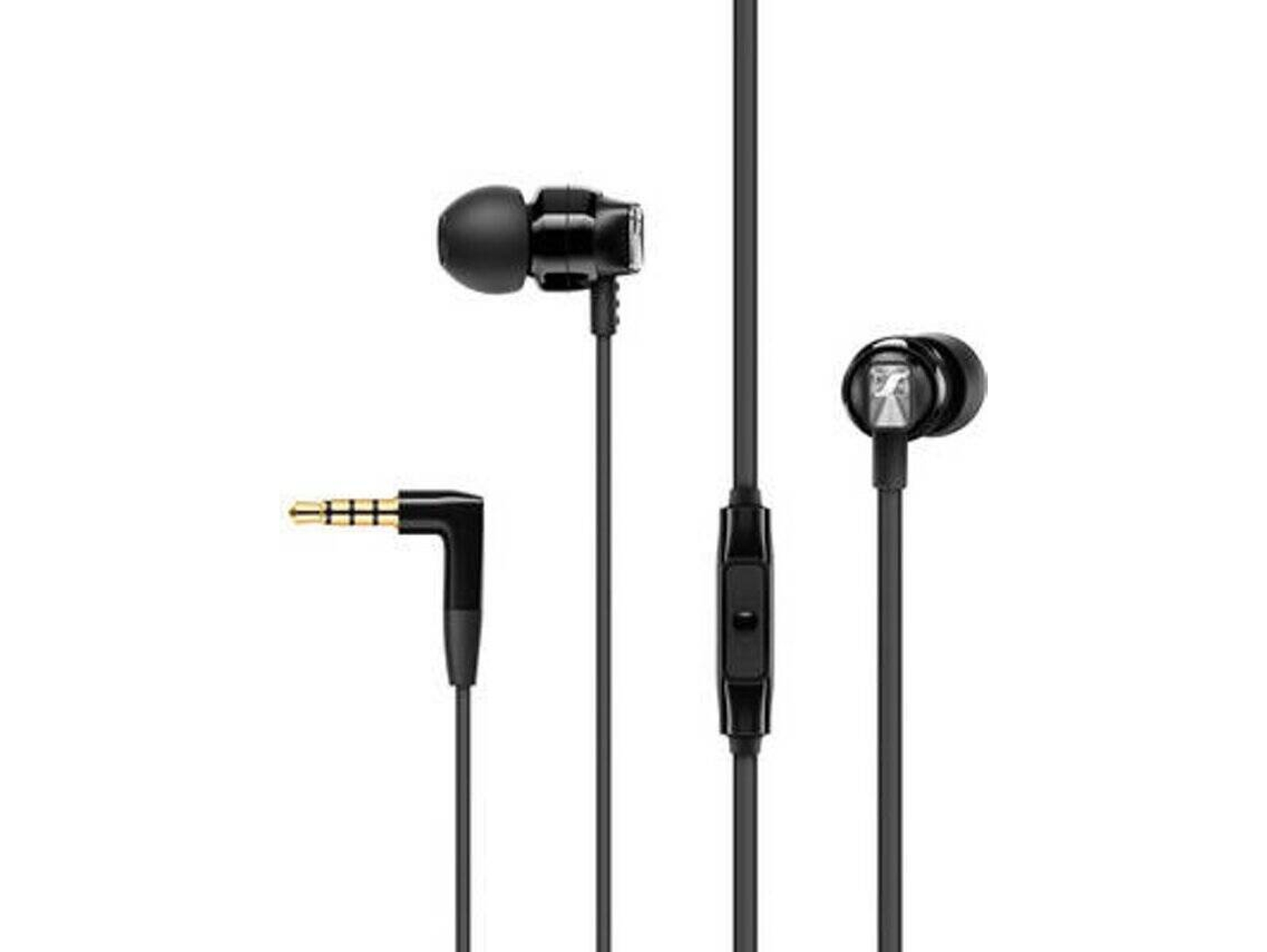 Auriculares con Cable SENNHEISER Cx 300 S (In Ear - Micrófono - Negro)
