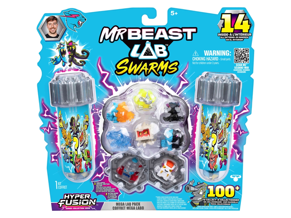 Figuras Bluey de Mr. Beast Swrams (paquete de 14)