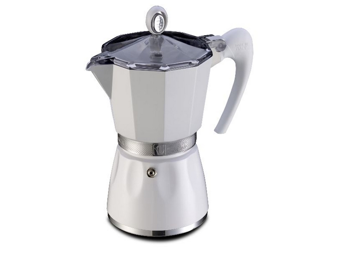 Cafetera Italiana 3 Xícaras Brancas 103803