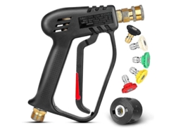 2026-pistola De Limpieza A Alta Presión 4000 Psi Con 5 Boquillas Intercambiables Y Conector Rápido 1/4" Para Karcher K2-k7