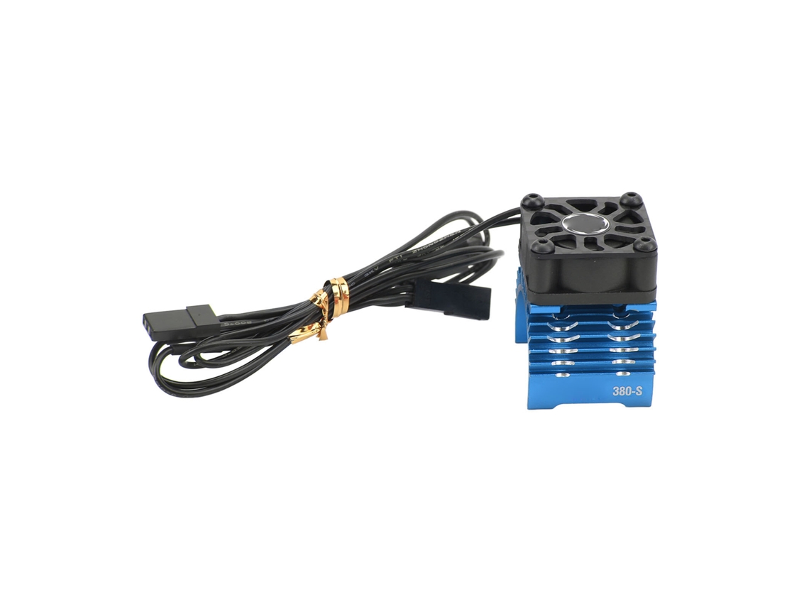 Disipador De Calor Con Enfriador Para Motor Rc De 32000 Rpm, Aluminio, 28 Mm, 29 Mm, 380, Para Coches Rc 1/8, 1/10, 8,4 V, Azul.