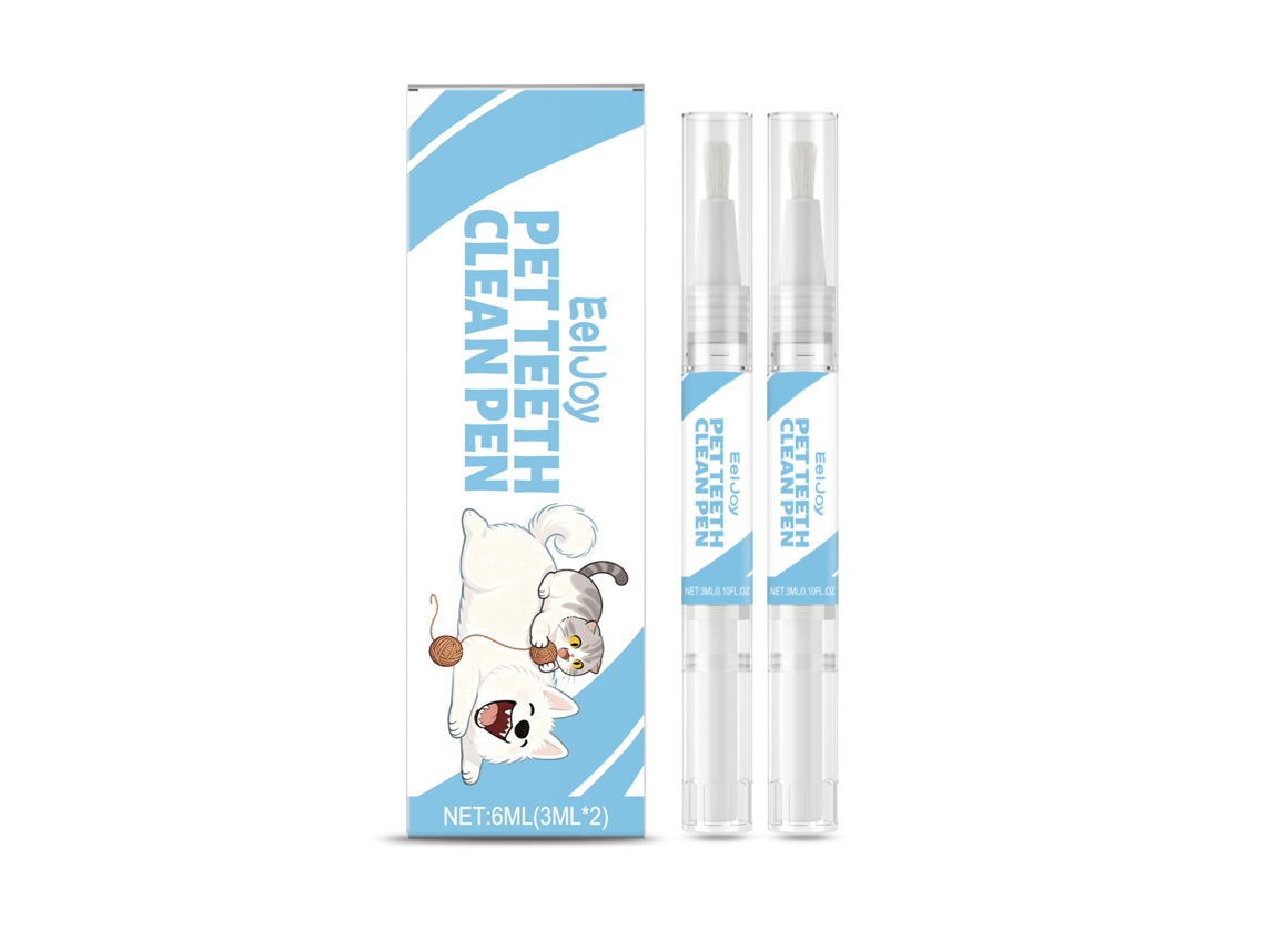 Lápiz de limpieza dental para perros y gatos - Diseño ergonómico