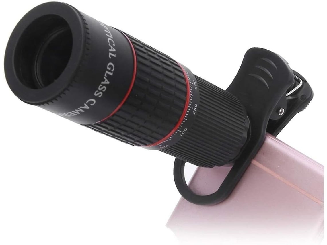 Lente Telefoto Para Telefone Celular Lente De Vidro Ótico Hd Com Ampliação 20x Telescópio Externo Para Observação De Pássaros Concertos Facpoet