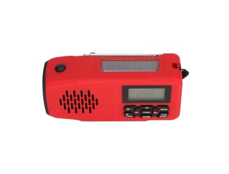 Radio de Manivela Solar HURRISE Radio de Manivela Solar Radio de Manivela Solar Batería de 2000mAh Radio de Sonido de Coche