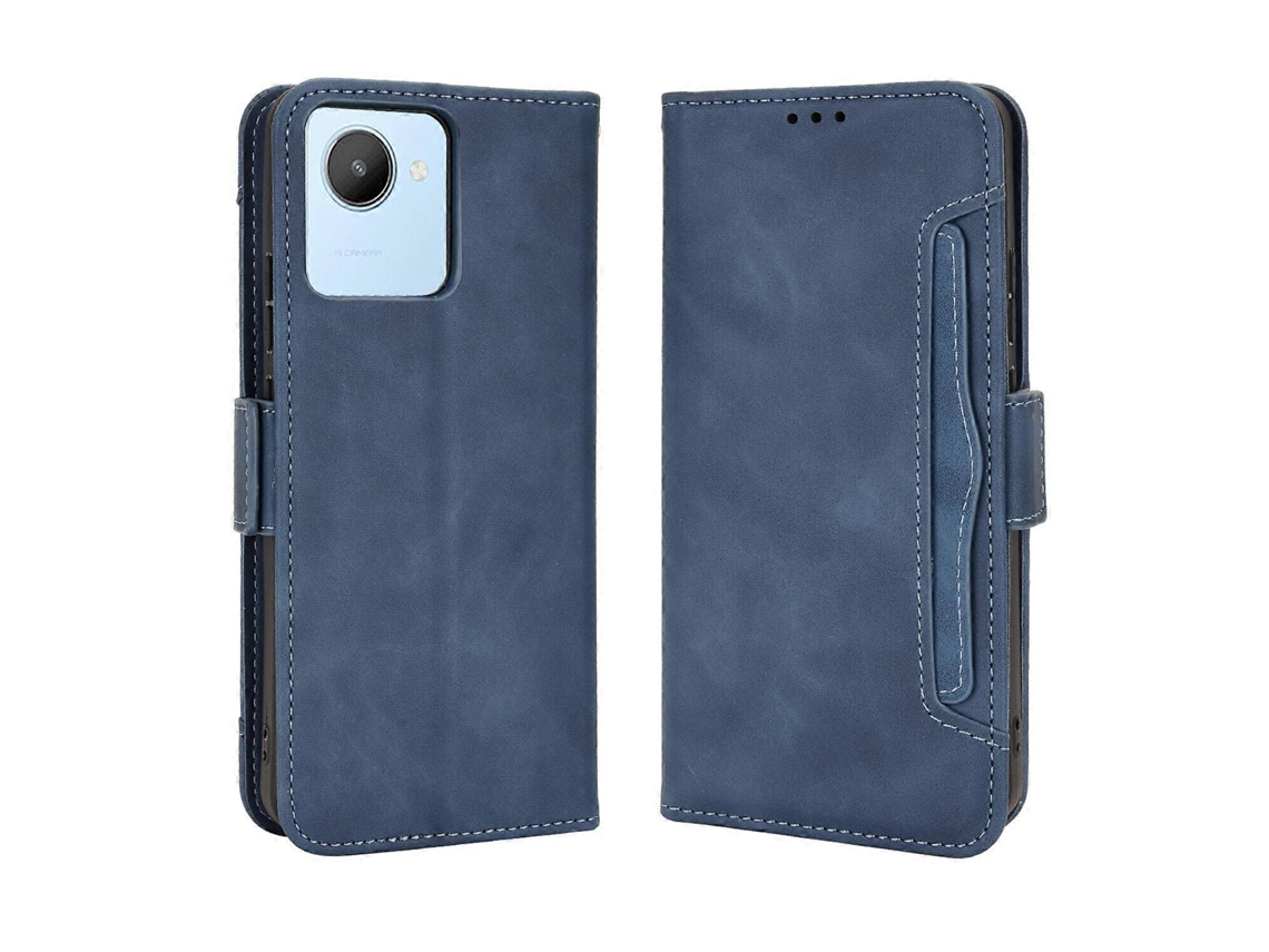 Funda Para Realme C30 4g Con Tarjetero Ajustable Y Extraíble, Cierre Magnético Y Funda De Piel Tipo Cartera.