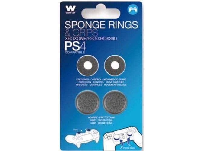 Sponge Rings + Grips para Mando PS4 WOXTER