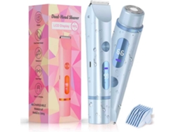 Recortadora de pelo 2 en 1 para mujer, depiladora de alta potencia, resistente al agua.