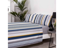 Juego de Sábanas COTTON ARTEAN Orisol (Gris - Cama de 160 cm - Algodón)