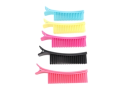 5 Pares De Pinzas Profesionales Para Peinado Y Seccionado De Cabello