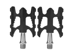 Pedal De Bicicleta Con Rodamiento De Aleación De Aluminio Ultraligero Para Bicicletas De Montaña Y Otras Bicicletas, Color Negro.