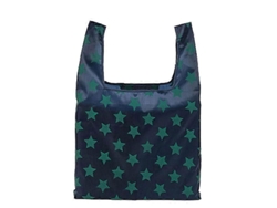 Bolsa de compras plegable con estampado, bolsa de almacenamiento de gran capacidad. GOKOCO