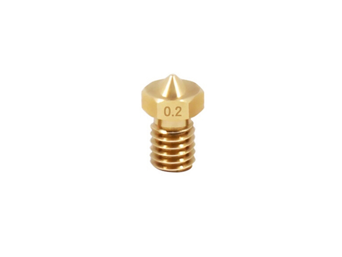 10 Boquillas V6 E3d De 1,75 Mm De Acero Inoxidable/latón (0,2-0,6 Mm) Para Impresora 3d