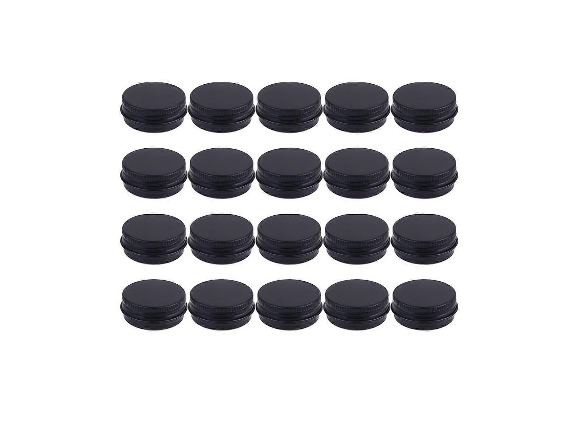 20 Piezas Recipientes Para Polvo Latas Vacías Para Velas Recipientes Redondos Para Crema Tapa De Lata De Metal Webake